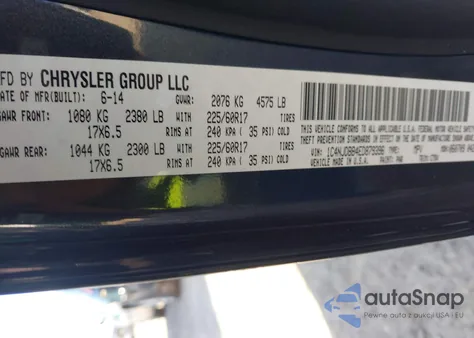 2014 Jeep Compass Sport from USA, damaged, VIN 1C4NJDBB4ED879396